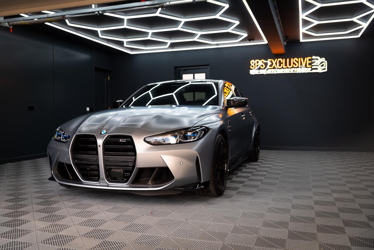 BMW M3 3-serie xDrive Competition / Frozen / Carbon / H&K / Laser / ACC / Curved display / Stoelverk. / Garantie