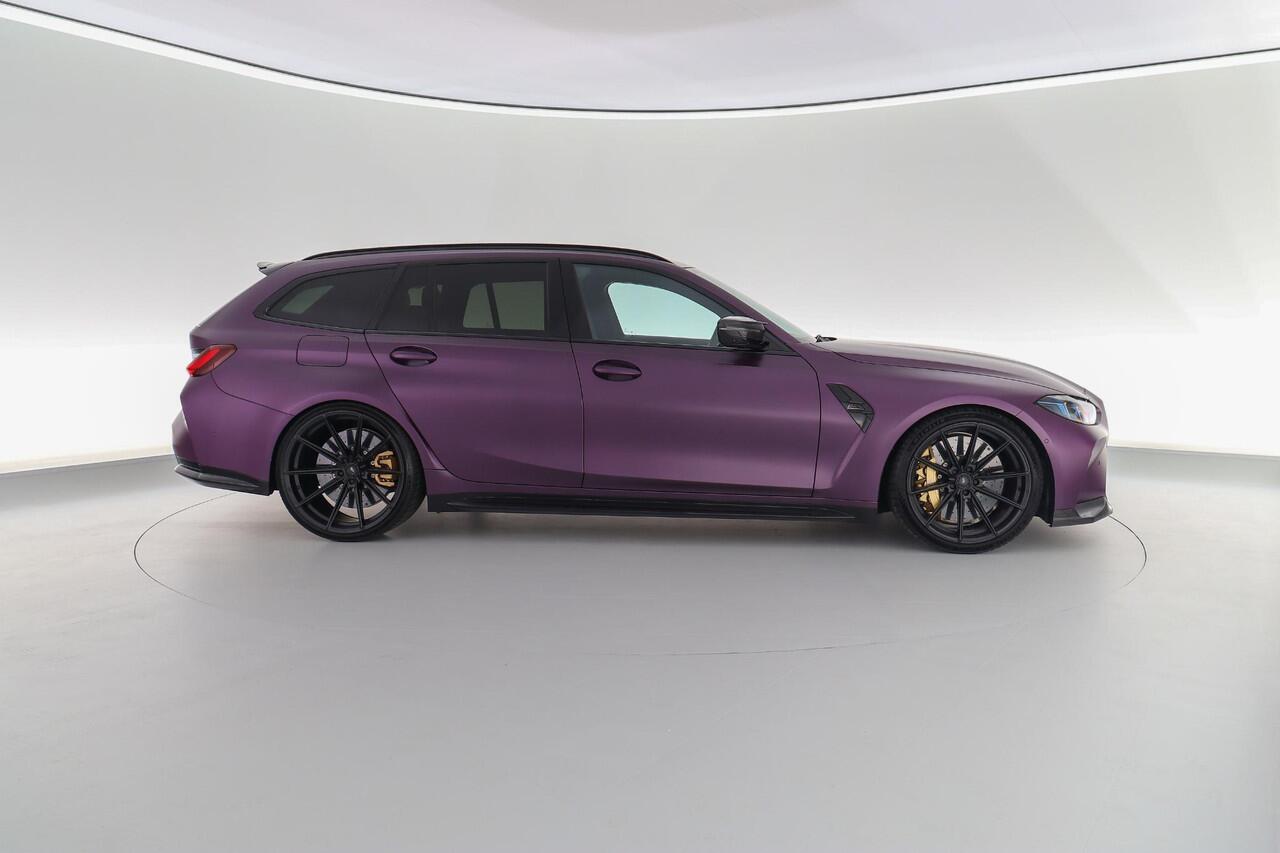 BMW M3 Touring 530PK xDrive Competition |BTW|Akrapovic|XPEL stealth|Wheel Force 20 & 21"|KW HAS schroefset|Eventuri intake + scoops|M-Race Track pack|M-Drivers package|carbon schaalstoelen|Harman&Kardon|HUD|