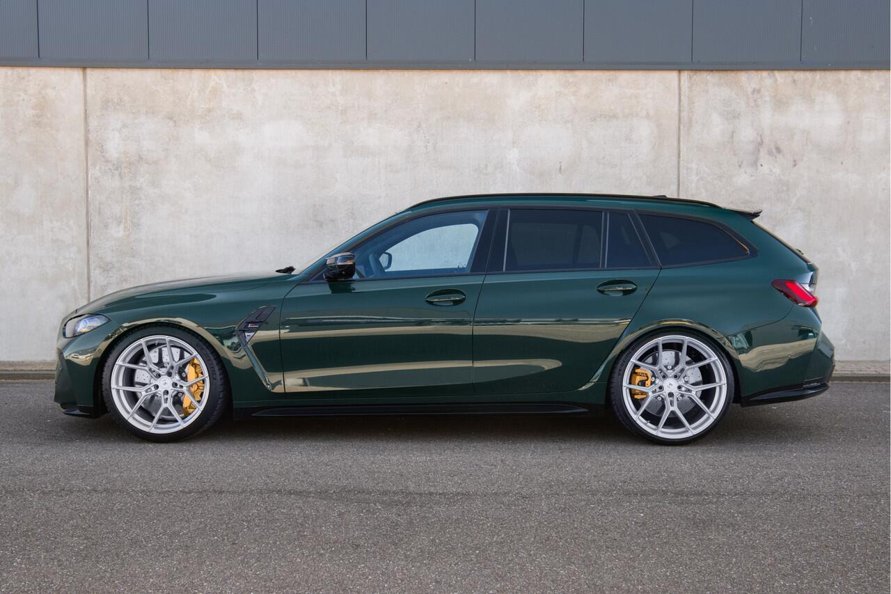 BMW M3 3-serie Touring xDrive Competition British Racing Green 20/21" Custom wheels + AST adjustable lowering