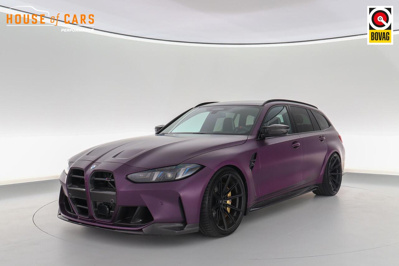 BMW M3 Touring 530PK xDrive Competition |BTW|Akrapovic|XPEL stealth|Wheel Force 20 & 21"|KW HAS schroefset|Eventuri intake + scoops|M-Race Track pack|M-Drivers package|carbon schaalstoelen|Harman&Kardon|HUD|
