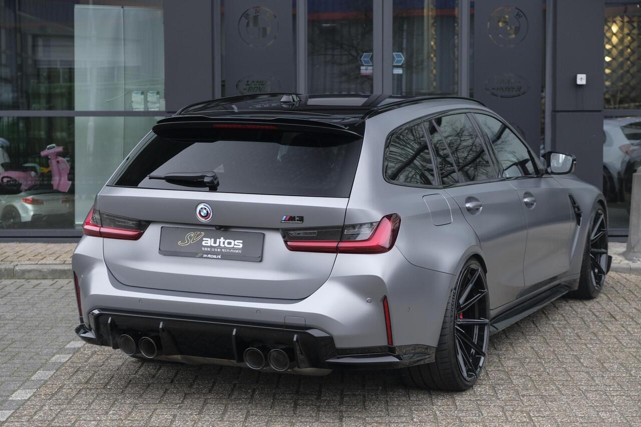 BMW M3 Touring Competition 510pk xDrive Widescreen Frozen grey *BTW* Head-up Adaptive cruise CSL grille 21" LMV