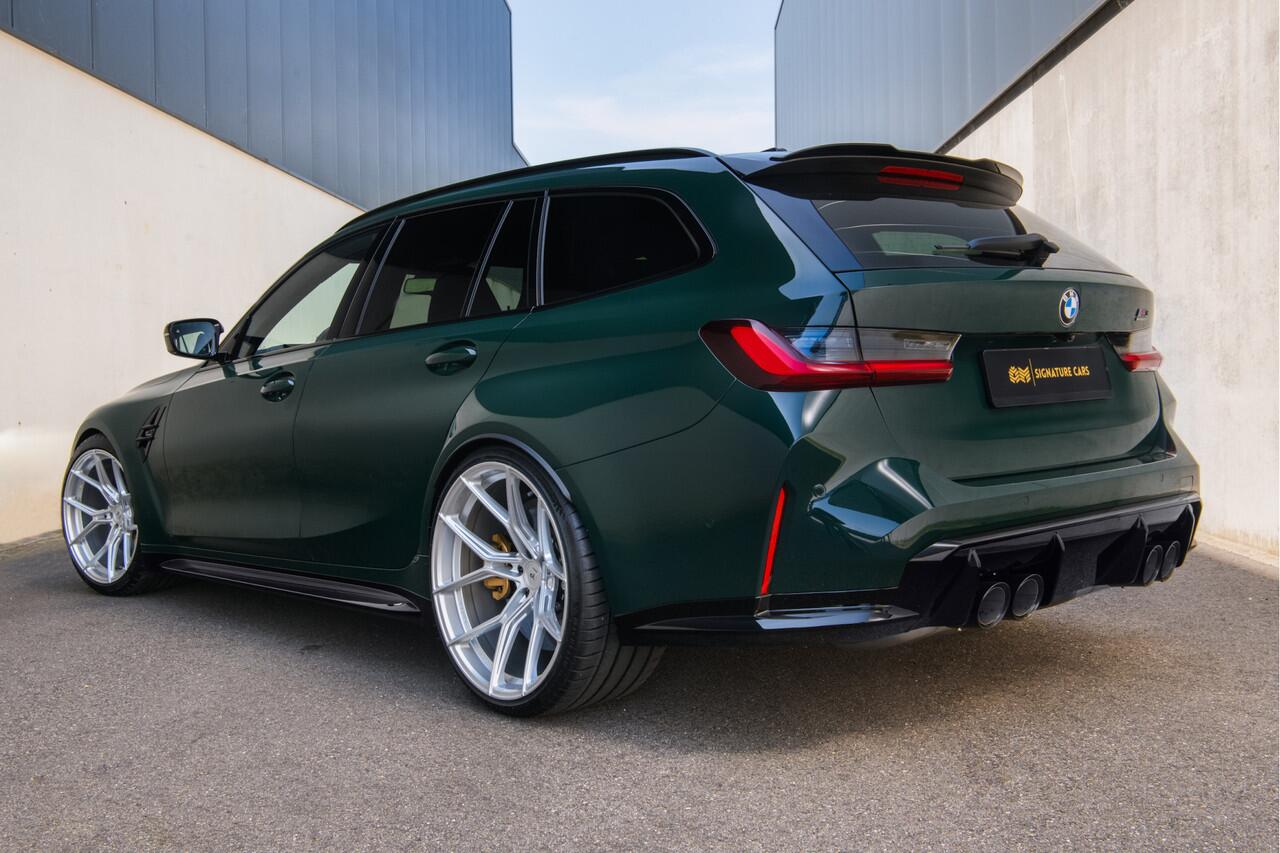 BMW M3 3-serie Touring xDrive Competition British Racing Green 20/21" Custom wheels + AST adjustable lowering