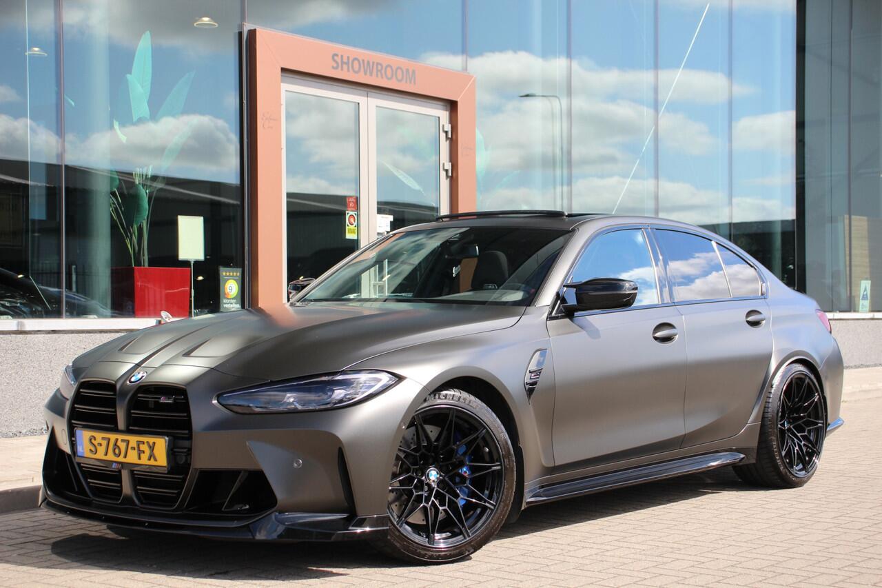BMW M3 3-serie xDrive Competition | Schuifdak | Diamond Black Wrap