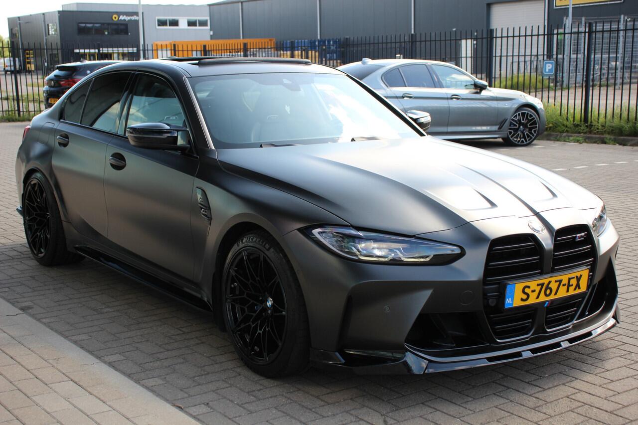 BMW M3 3-serie xDrive Competition | Schuifdak | Diamond Black Wrap