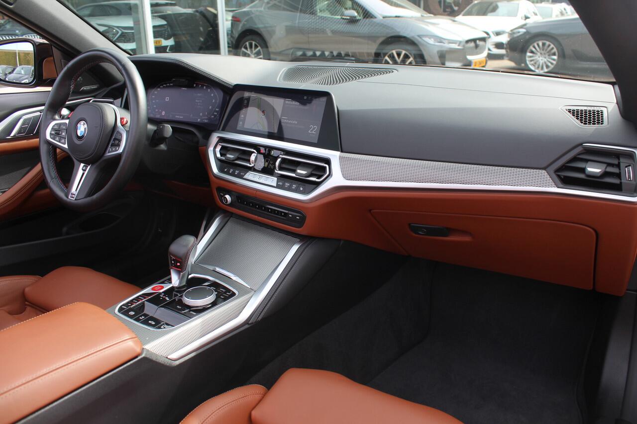 BMW M4 4-serie Cabrio xDrive Competition / Camera / Head-up / Carbon / Nekverwarming / H&K / Keyless / Stuurverwarming / ACC / DAB / Dodehoek / Windscherm