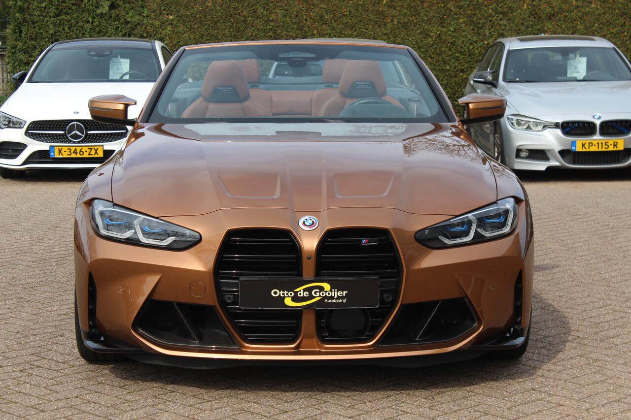 BMW M4 4-serie Cabrio xDrive Competition / Camera / Head-up / Carbon / Nekverwarming / H&K / Keyless / Stuurverwarming / ACC / DAB / Dodehoek / Windscherm