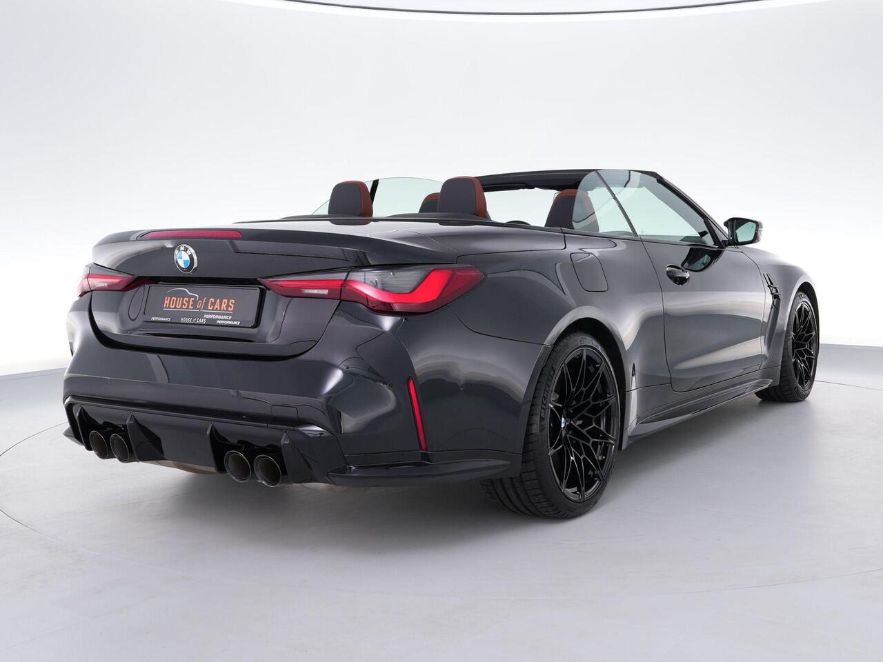BMW M4 Competition Cabrio 510pk xDrive |dealer onderhouden|M-sport|M-sportstoelen|Laser LED|HUD|memory|Carbon interieur|nekverwarming|Apple Carplay|stoelventilatie & verwarming|
