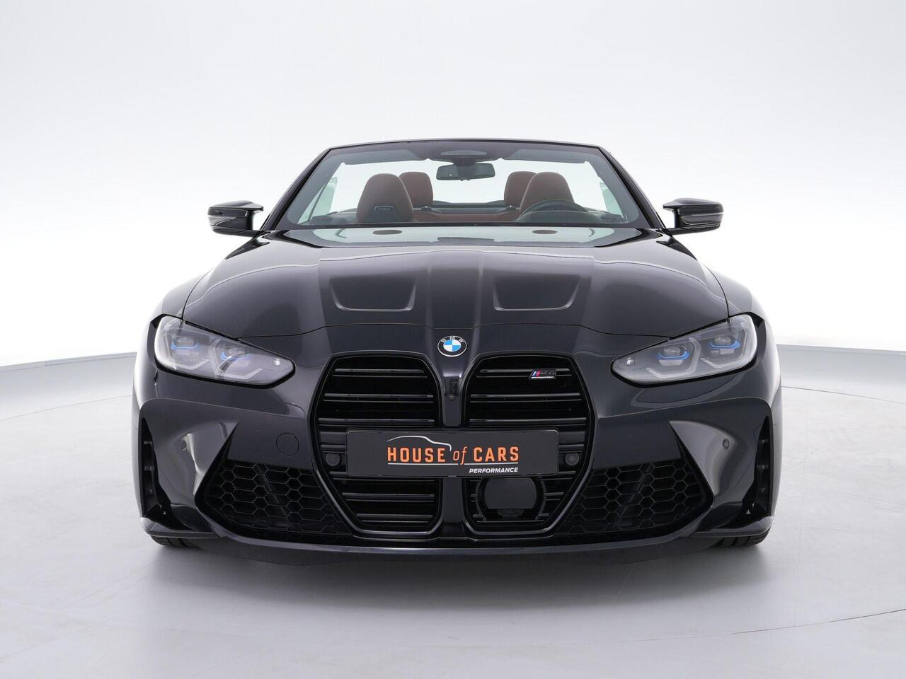 BMW M4 Competition Cabrio 510pk xDrive |dealer onderhouden|M-sport|M-sportstoelen|Laser LED|HUD|memory|Carbon interieur|nekverwarming|Apple Carplay|stoelventilatie & verwarming|