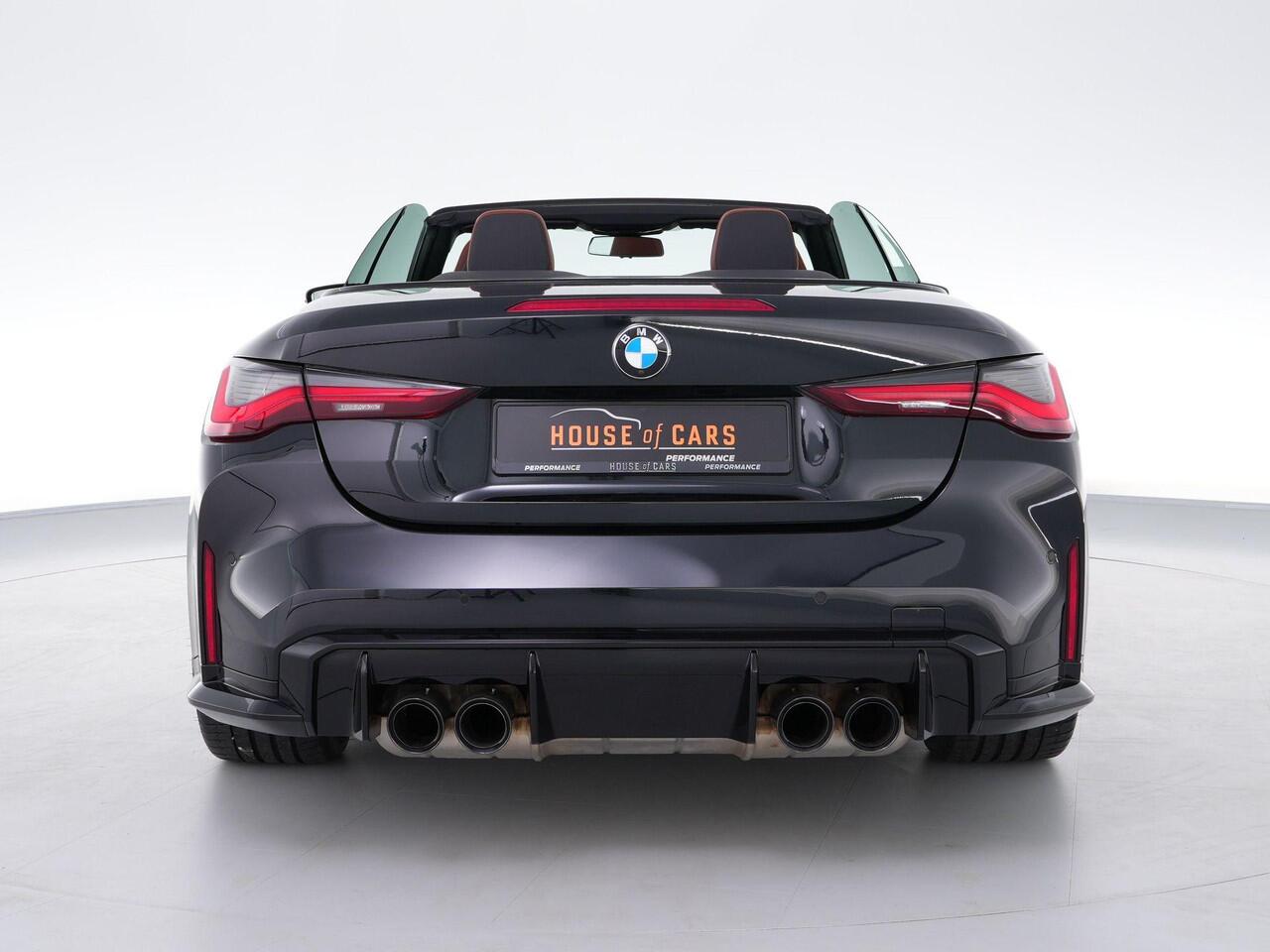 BMW M4 Competition Cabrio 510pk xDrive |dealer onderhouden|M-sport|M-sportstoelen|Laser LED|HUD|memory|Carbon interieur|nekverwarming|Apple Carplay|stoelventilatie & verwarming|