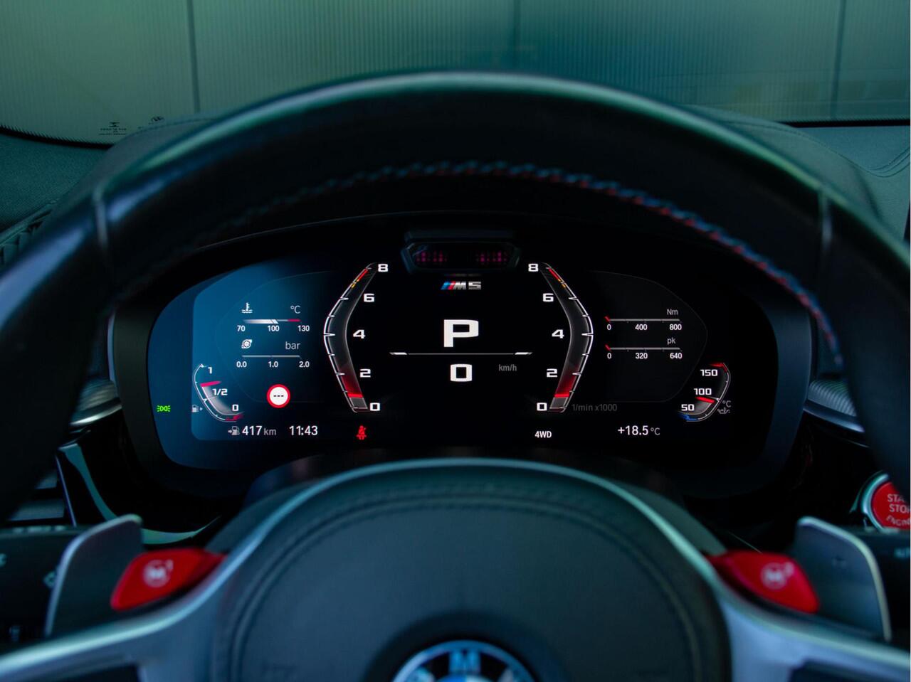 BMW M5 5-serie Competition | Milltek uitlaat | Carbon | 360 camera | Adap. Cruise | Soft Close |