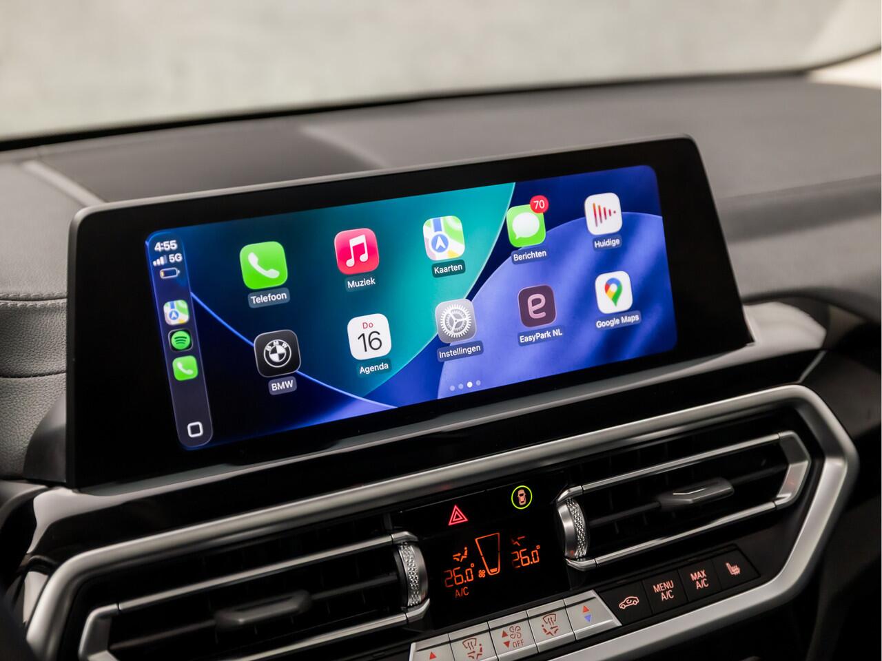 BMW X3 xDrive20d High Executive M Sport 191Pk Automaat (PANORAMADAK, M STUUR, LASER LED, APPLE CARPLAY, HARMAN/KARDON, STOELVERWARMING VOOR/ACHTER, LEDER, ELEK ACHTERKLEP, NIEUWSTAAT)