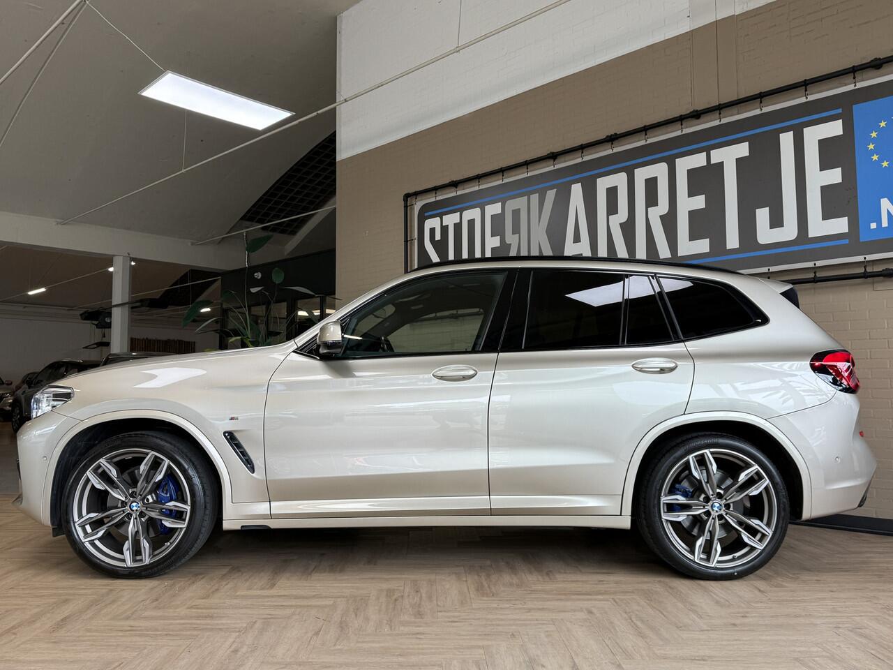 BMW X3 M40i xDrive High Executive M Sport Groot Navi | H&K | Pano | 21" | LED | HUD | Camera |