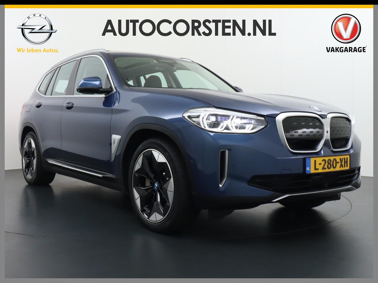 BMW X3 iX3 High Executive 80kWh Leer+Elektr.-verst. Adap.Cruise Apple Carplay Android Auto Navi Ecc 360°Camera Panoramaschuifdak Harman&Kardon®-SurroundSound Pdc DAB Elek.Stoel+Memory HeadsUpD. Stoelverwarming Parkeer+Achteruitrij assistent Led Origineel Nederla