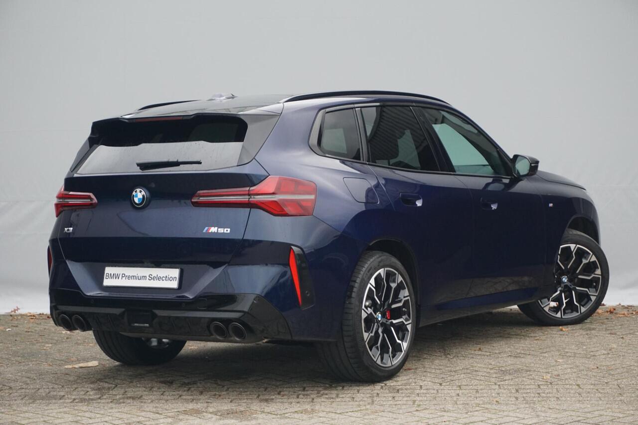 BMW X3 M50 M Sportpakket Pro 20'' / Harman Kardon / Elektrisch verstelbare stoelen / Panoramadak / Trekhaak