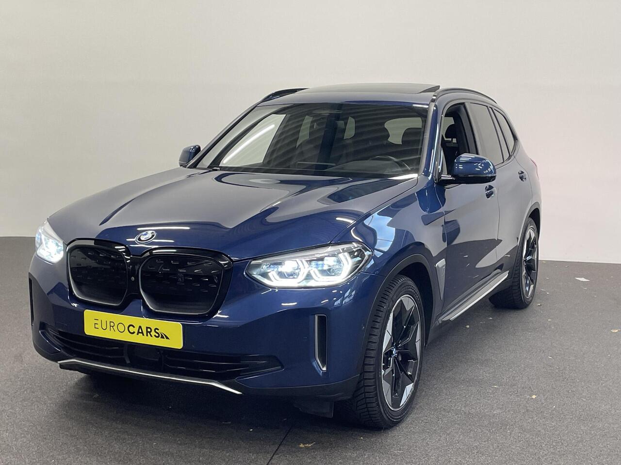 BMW X3 iX3 High Executive 80 kWh EV Leder Navi Carplay/Androidauto Sensoren voor en achter 360 Camera Full Led Pano Dak Head-Up display Harman Kardon Adaptieve Cruise Control