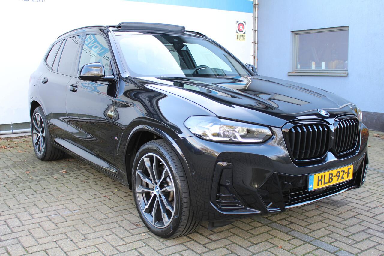 BMW X3 xDrive30e High Executive M-Sport | Incl. 12 maanden Garantie | Panorama dak | Harman/Kardon Audiosysteem | Head-Up Display | Elektrisch verstelbare stoelen met memory | Adaptive cruise | 360* Camera | Elektrische kofferbakklep | Dodehoekdetectie | Stoelve