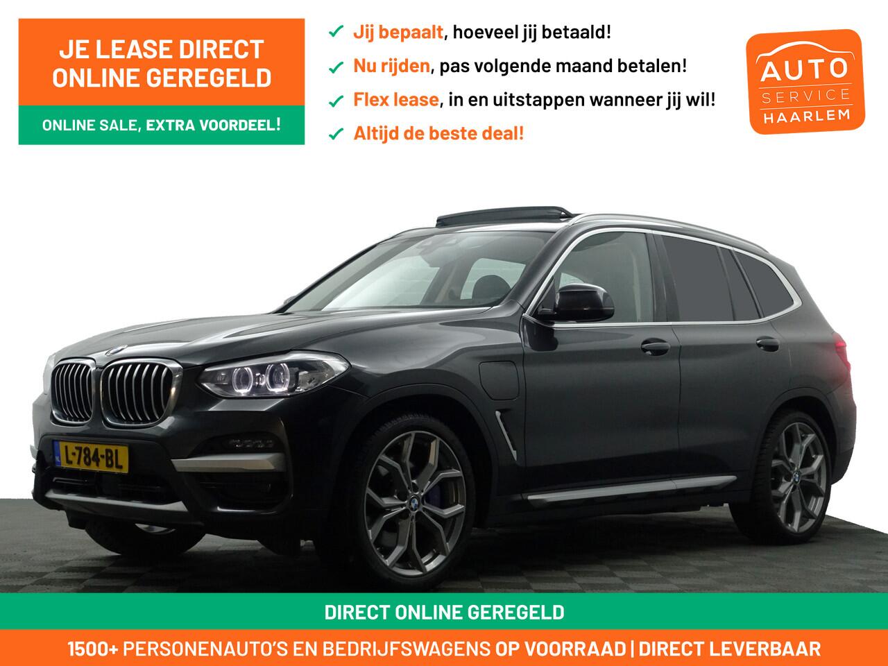 BMW X3 xDrive30e High Executive Aut- Panoramadak, Stuur/Stoelverwarming, Sfeerverlichting, Standkachel, Sport Interieur