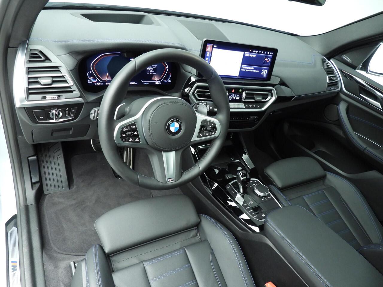 BMW X3 xDrive30d | M-Sportpakket | Laserlicht | Leder | HUD | Trekhaak | Schuifdak | Elektr. zetels | Active cruise | DAB | Harman-kardon sound | Alu 21 inch