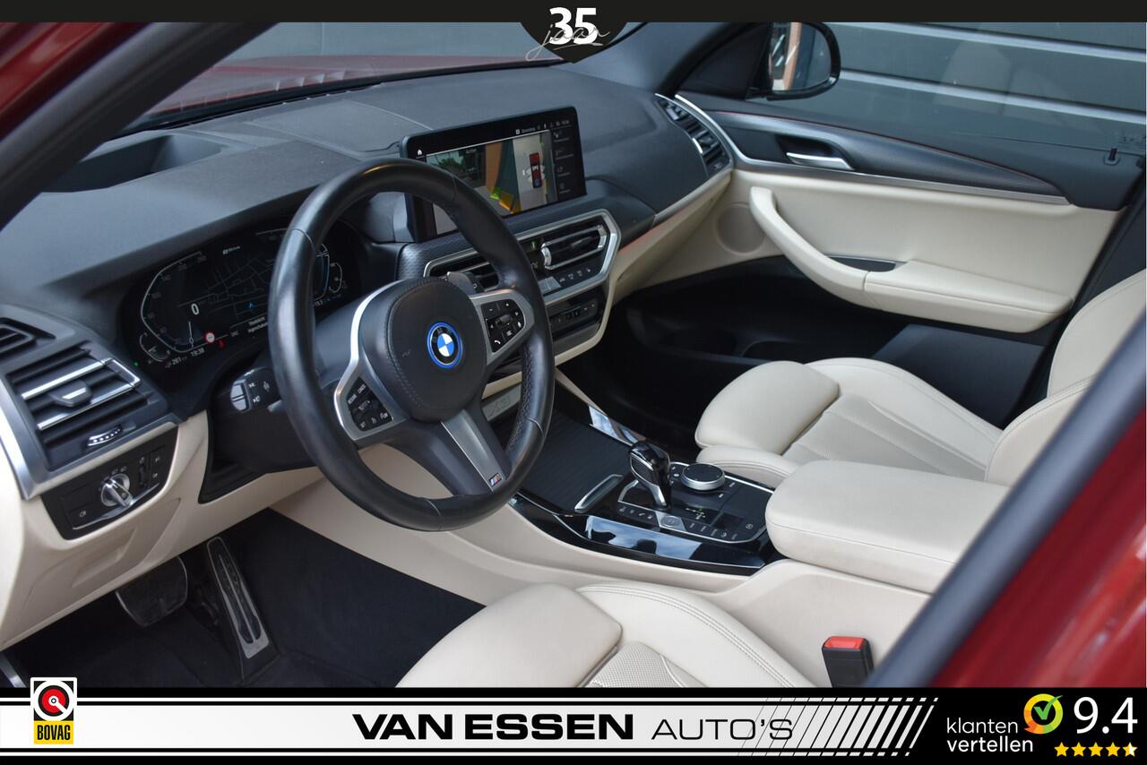 BMW X3 xDrive30e High Executive M-Sport Pano Head-Up Trekhaak Keyless *Aventurin Red Metallic* Uniek!