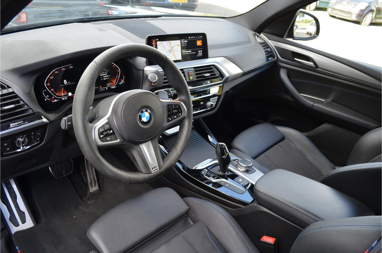BMW X3 xDrive20i M Sport Adaptive cruise | Virtual cockpit | Elektr a.klep | Zwarte hemel | Carbon zwart | 19'' LMV