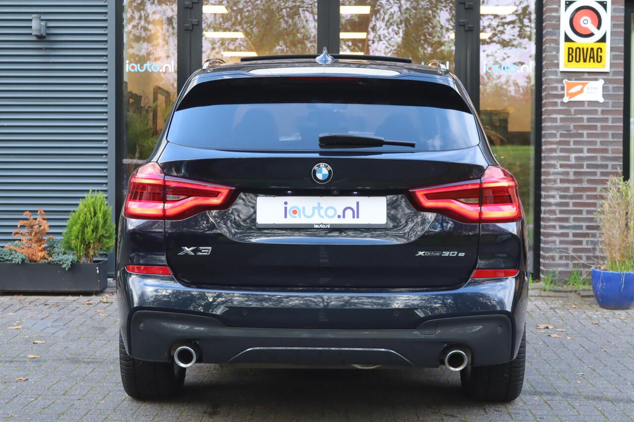BMW X3 xDrive30e M-Sport Shadow Pano/Camera/Leder/Keyless/Sfeer/App-Connect/LED+/19"/Trekhaak wegkl.