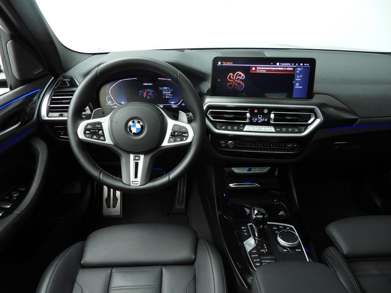 BMW X3 M40i xDrive | M-Sportpakket | Laserlicht | Leder | HUD | Active cruise | Schuifdak | Trekhaak | Elektr. zetels | DAB | Harman-kardon sound | Alu 20 inch