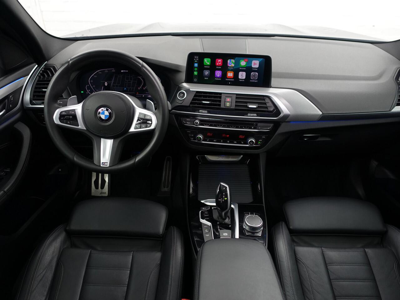 BMW X3 xDrive30e eDrive M Sport Shadowline Aut- Panoramadak, Sfeerverlichting, Carplay, Android Auto, Standkachel