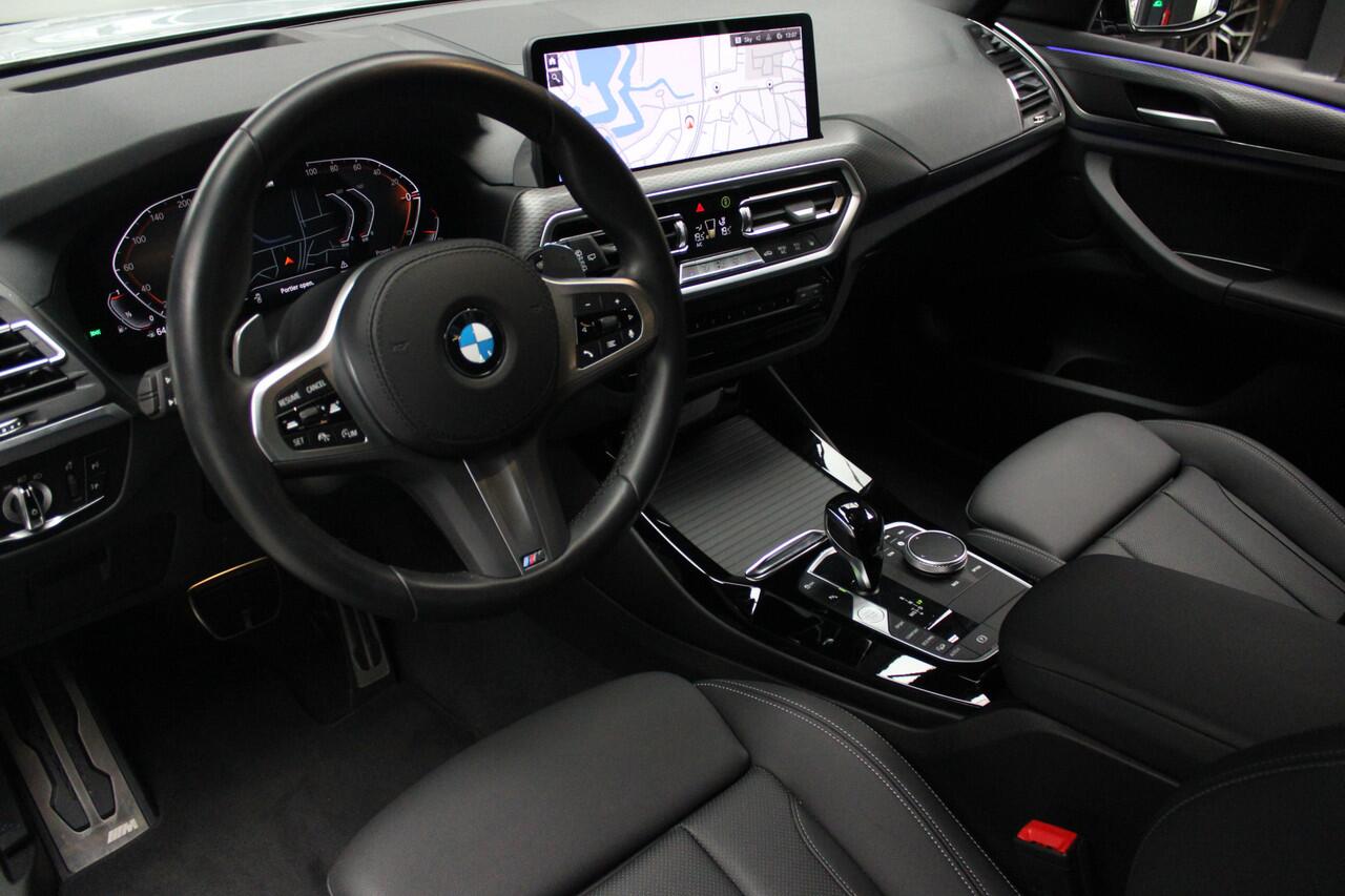 BMW X3 xDrive20i High Exe M-Pakket HUD Leer ACC Camera Navi Laser LED Elektr. achterklep Climate (3-zone) Elektr. trekhaak PDC LM velgen