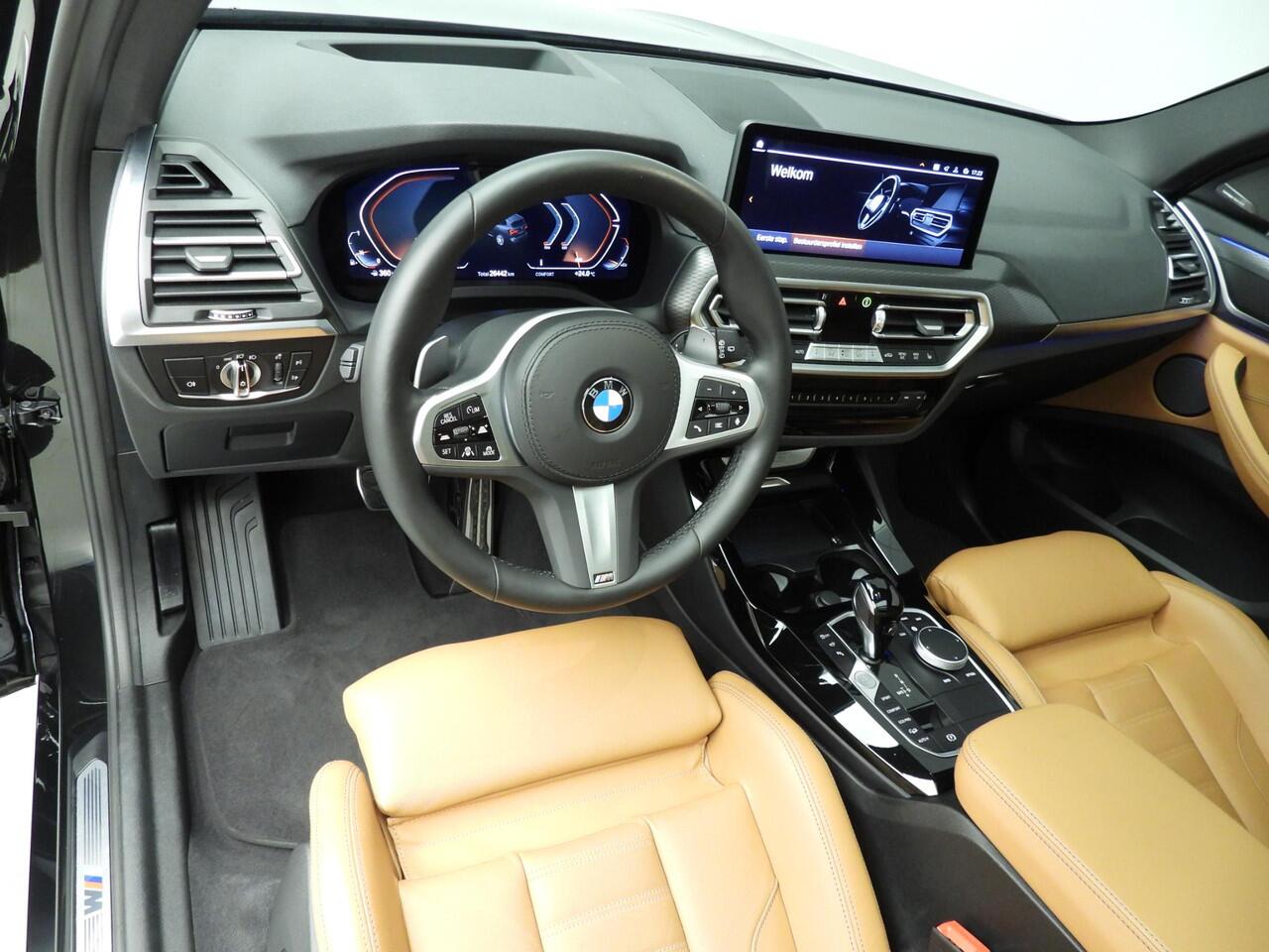 BMW X3 xDrive20i | M-Sportpakket | LED | Leder | HUD | Active cruise | Schuifdak | Elektr. zetels | Keyles go | DAB | Harman-kardon sound | Alu 20 inch