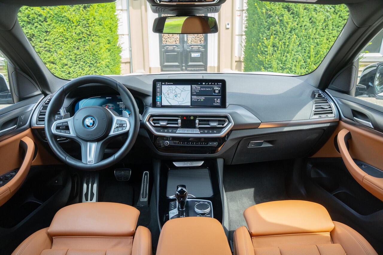 BMW X3 xDrive30e M-Sport TREKHAAK | 360 CAM | LASER | COGNAC LEDER