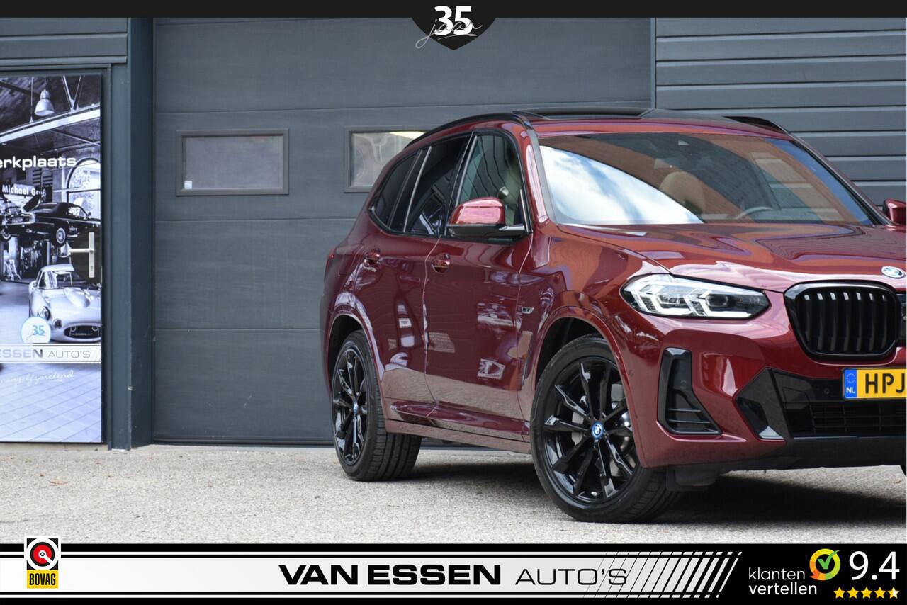 BMW X3 xDrive30e High Executive M-Sport Pano Head-Up Trekhaak Keyless *Aventurin Red Metallic* Uniek!