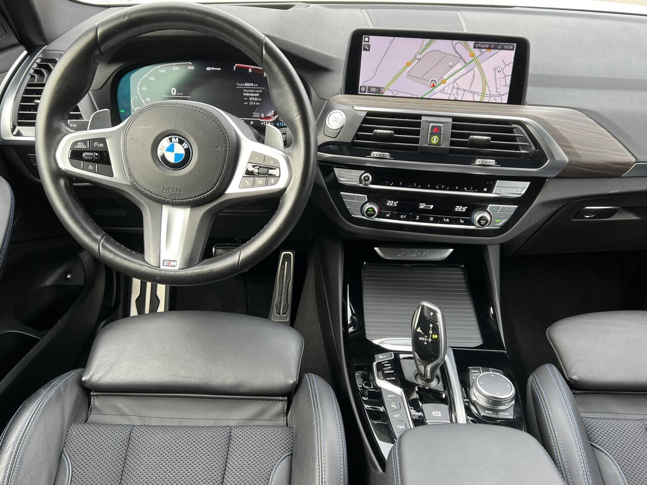 BMW X3 xDrive30e M-Sport Trekhaak Rondzicht Camera Navigatie Life Cockpit Prof Head Up Dab 20 Inch Velgen Extra Getint Glas Carplay Android Plug In Hybride 1e Eigenaar