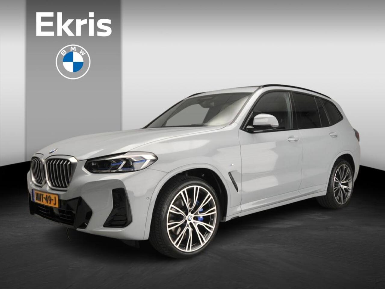 BMW X3 xDrive30d | M-Sportpakket | Laserlicht | Leder | HUD | Trekhaak | Schuifdak | Elektr. zetels | Active cruise | DAB | Harman-kardon sound | Alu 21 inch