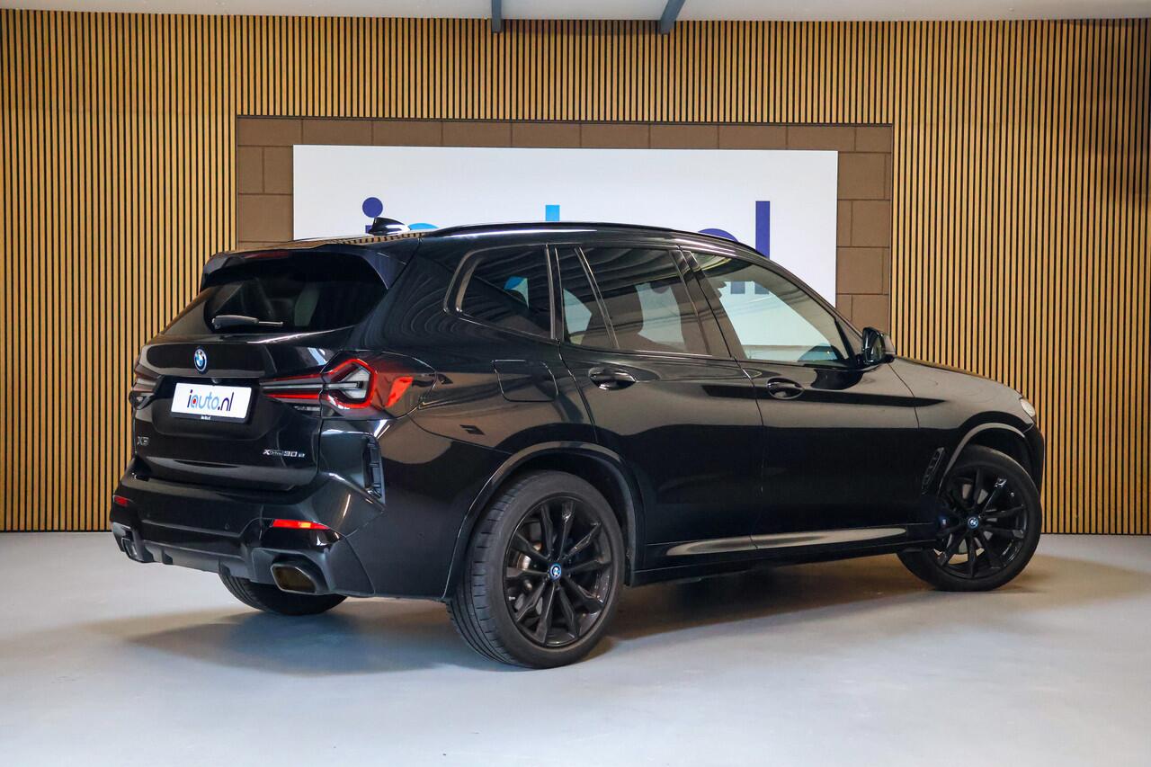 BMW X3 xDrive30e M-Sport Shadow Line Pano/360/Head-up/Keyless//HUD/Sportstoelen/Dodehoek/20"