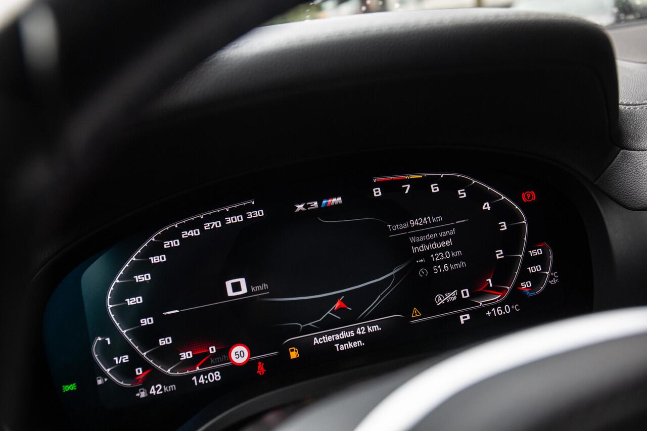 BMW X3 M Competition 510pk , Panoramadak, Trekhaak, Sfeerverlichting, Achteruitrijcamera,