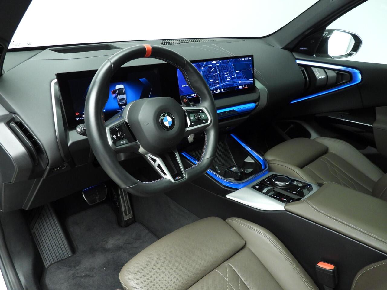 BMW X3 M50 | M-Sportpakket | LED | Leder | HUD | Panoramadak | Elektr. zetels | Active cruise | DAB | Harman-kardon sound | Alu 21 inch