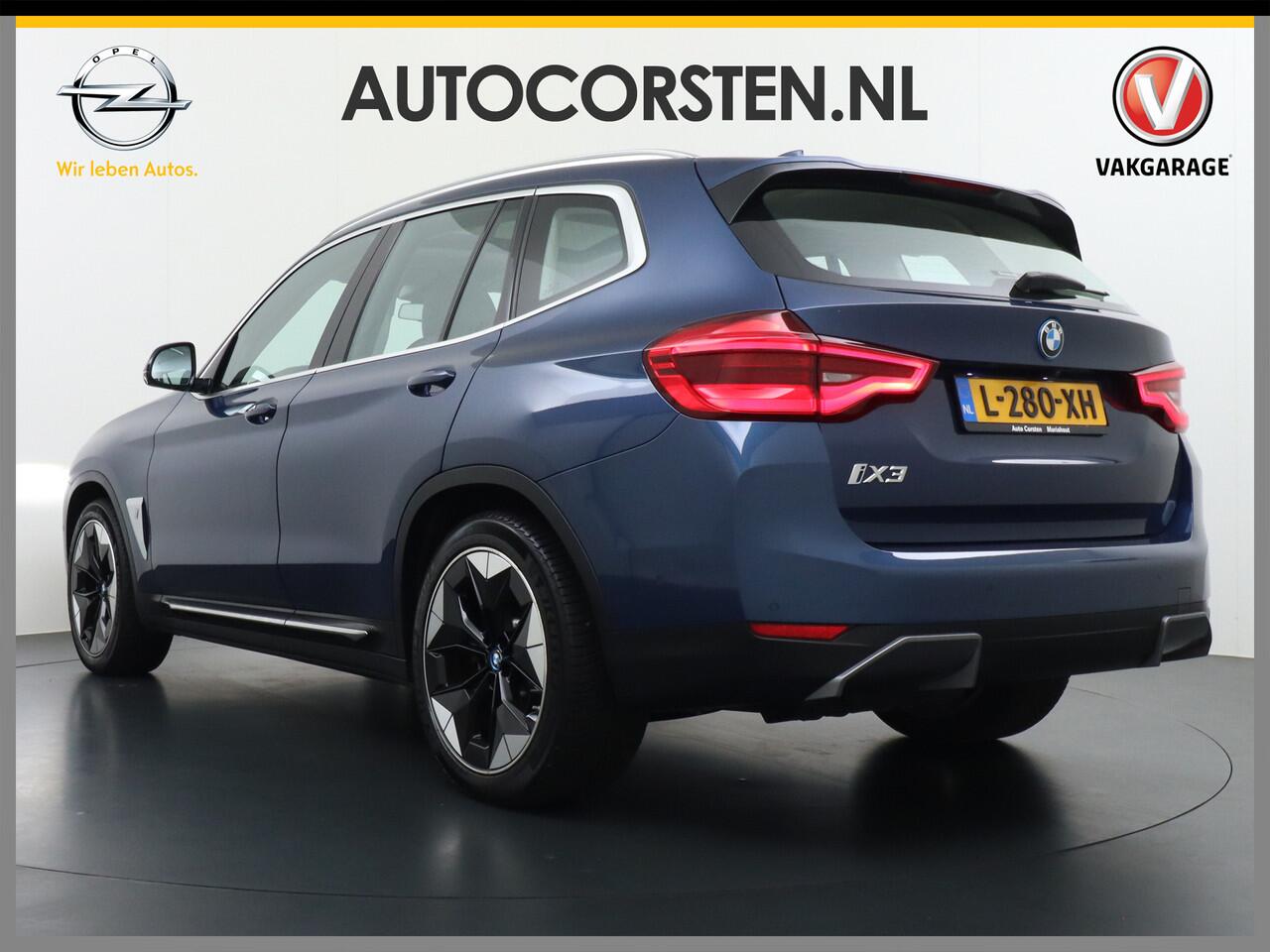 BMW X3 iX3 High Executive 80kWh Leer+Elektr.-verst. Adap.Cruise Apple Carplay Android Auto Navi Ecc 360°Camera Panoramaschuifdak Harman&Kardon®-SurroundSound Pdc DAB Elek.Stoel+Memory HeadsUpD. Stoelverwarming Parkeer+Achteruitrij assistent Led Origineel Nederla