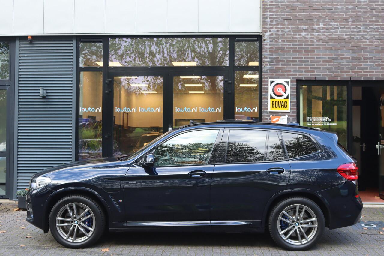 BMW X3 xDrive30e M-Sport Shadow Pano/Camera/Leder/Keyless/Sfeer/App-Connect/LED+/19"/Trekhaak wegkl.