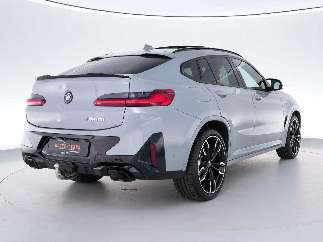 BMW X4 M40i xDrive 360pk High Executive |dealer onderhouden|M-sport|schuif/kantel dak|Harman&Kardon|Laser LED|memory|carbon interieur|trekhaak|shadow-line|Apple Carplay|21" lichtmetalen velgen|