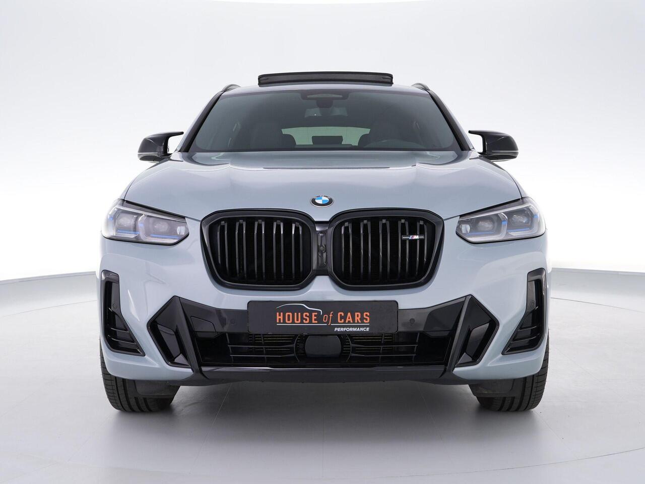 BMW X4 M40i xDrive 360pk High Executive |dealer onderhouden|M-sport|schuif/kantel dak|Harman&Kardon|Laser LED|memory|carbon interieur|trekhaak|shadow-line|Apple Carplay|21" lichtmetalen velgen|