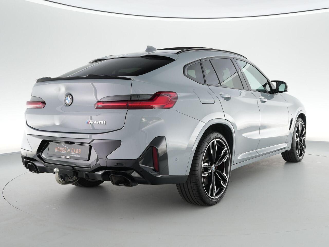 BMW X4 M40i xDrive 360pk High Executive |dealer onderhouden|M-sport|schuif/kantel dak|Harman&Kardon|Laser LED|memory|carbon interieur|trekhaak|shadow-line|Apple Carplay|21" lichtmetalen velgen|