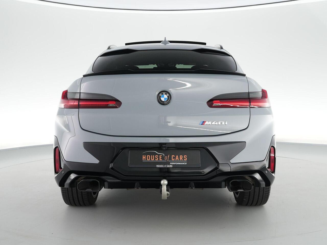 BMW X4 M40i xDrive 360pk High Executive |dealer onderhouden|M-sport|schuif/kantel dak|Harman&Kardon|Laser LED|memory|carbon interieur|trekhaak|shadow-line|Apple Carplay|21" lichtmetalen velgen|