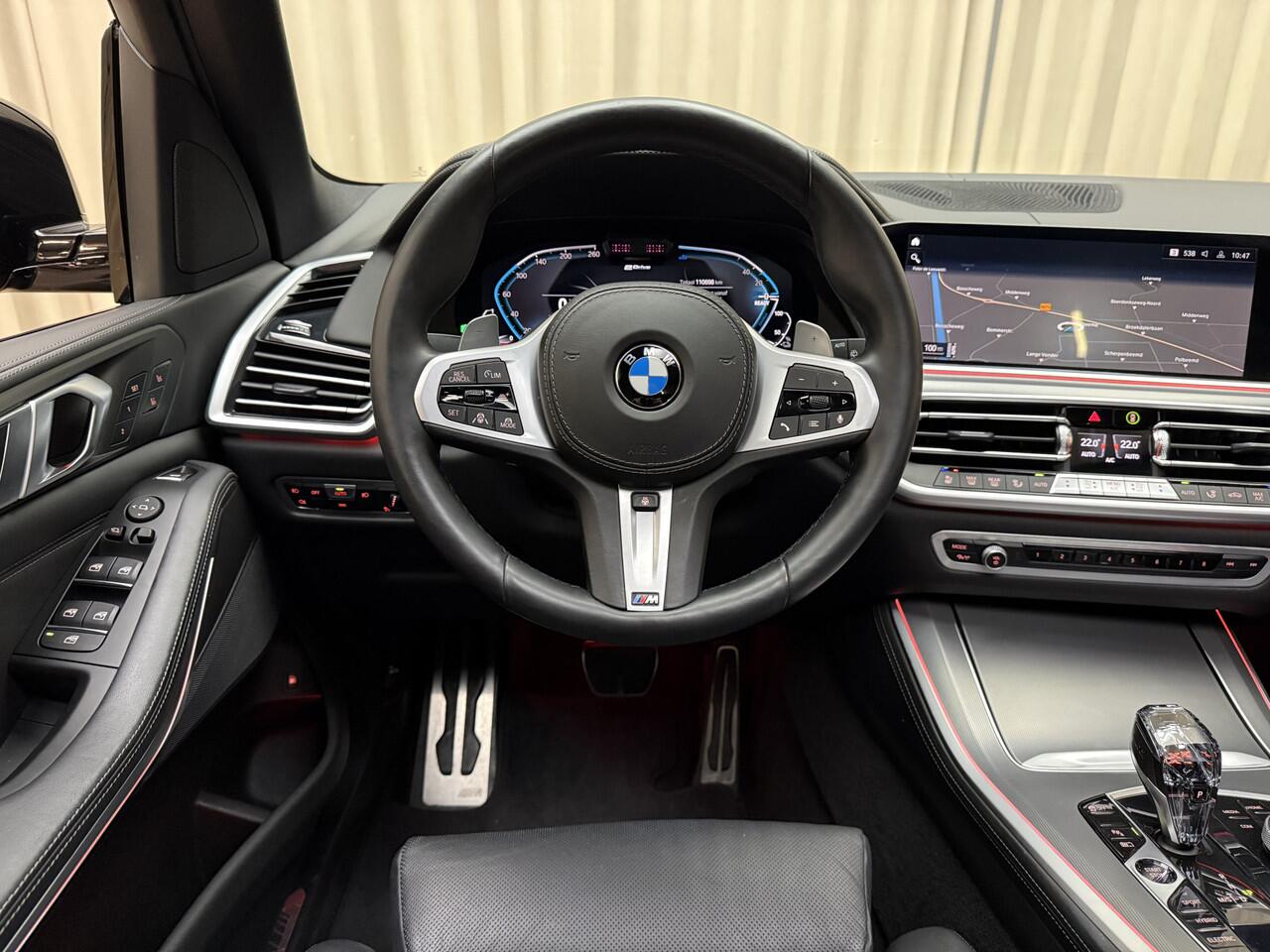BMW X5 xDrive45e 395PK *M-Sport* Panodak / 1e Eigenaar / Soft Close / HUD / Massage Seats / Swarovski /Stoelkoeling / Stuurverwarming / Swarovski / Apple Carplay / Ambiance Lighting