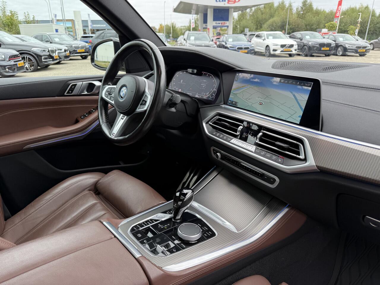 BMW X5 xDrive45e High Executive M Sport Laser Licht Trekhaak Panoramadak Comfortzetels 22 Inch 4WD Besturing ACC Head-Up Display Keyless Entry Stuurwielverwarming