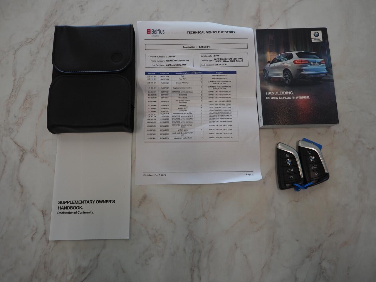 BMW X5 xDrive45e Full Black | Panoramadak | Luchtvering | Harman/Kardon | 360 | Keyless