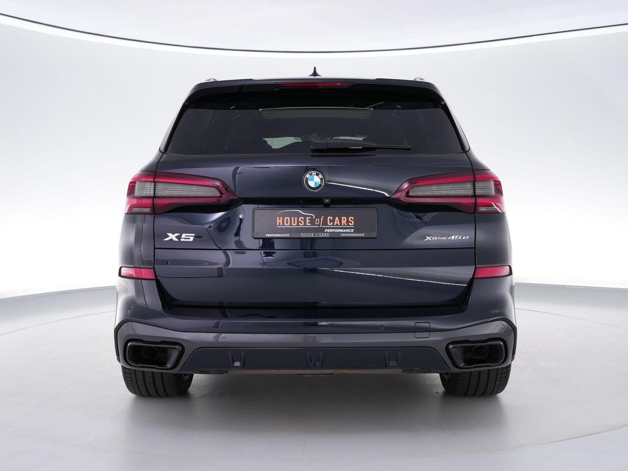 BMW X5 45e xDrive 394pk High Executive |dealer onderhouden|1e eigenaar|M-pakket|schuif/kantel dak|Harman&Kardon|diamond poke|Laser LED|achter-as meesturend|luxe lederen stoelen|360 camera|elek. trekhaak|