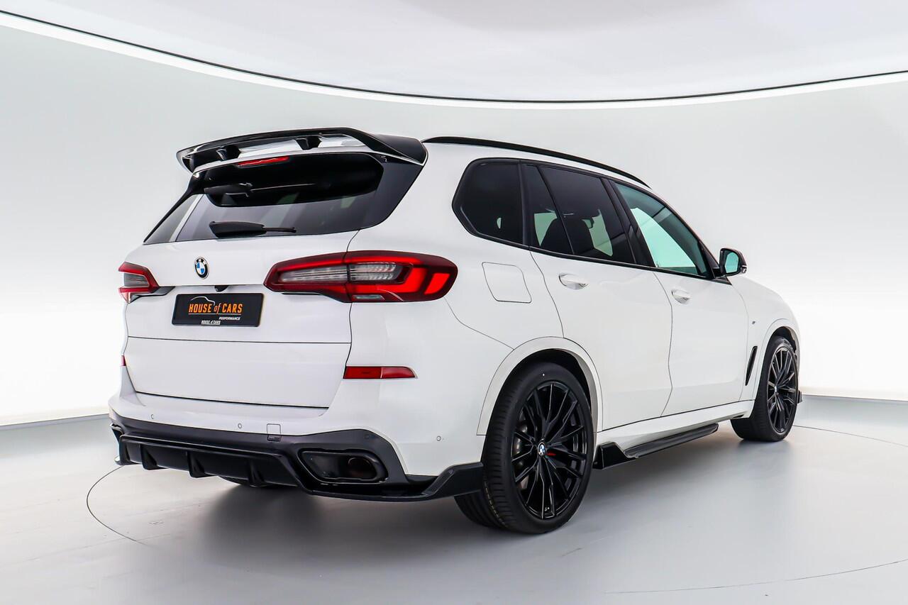 BMW X5 45e xDrive 394pk High Executive |splitterset|M-sportpakket|M-performance seats|schuif/kantel|Harman&Kardon|massage|Laser LED|memory|360 camera|diamond pook|HUD|carbon interieur|Apple Carplay|22" lichtmetalen velgen|