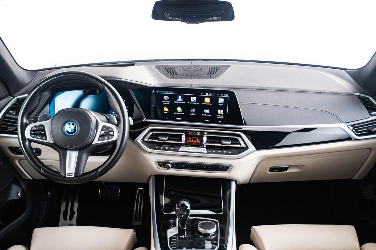 BMW X5 xDrive45e High Executive M Sport - Panoramadak - Trekhaak - Warmte Comfort Pack - Comfortstoelen - Getinte Ruiten - Akoestische ramen - Comfort Access - Driving Assistant Professional - Head up -