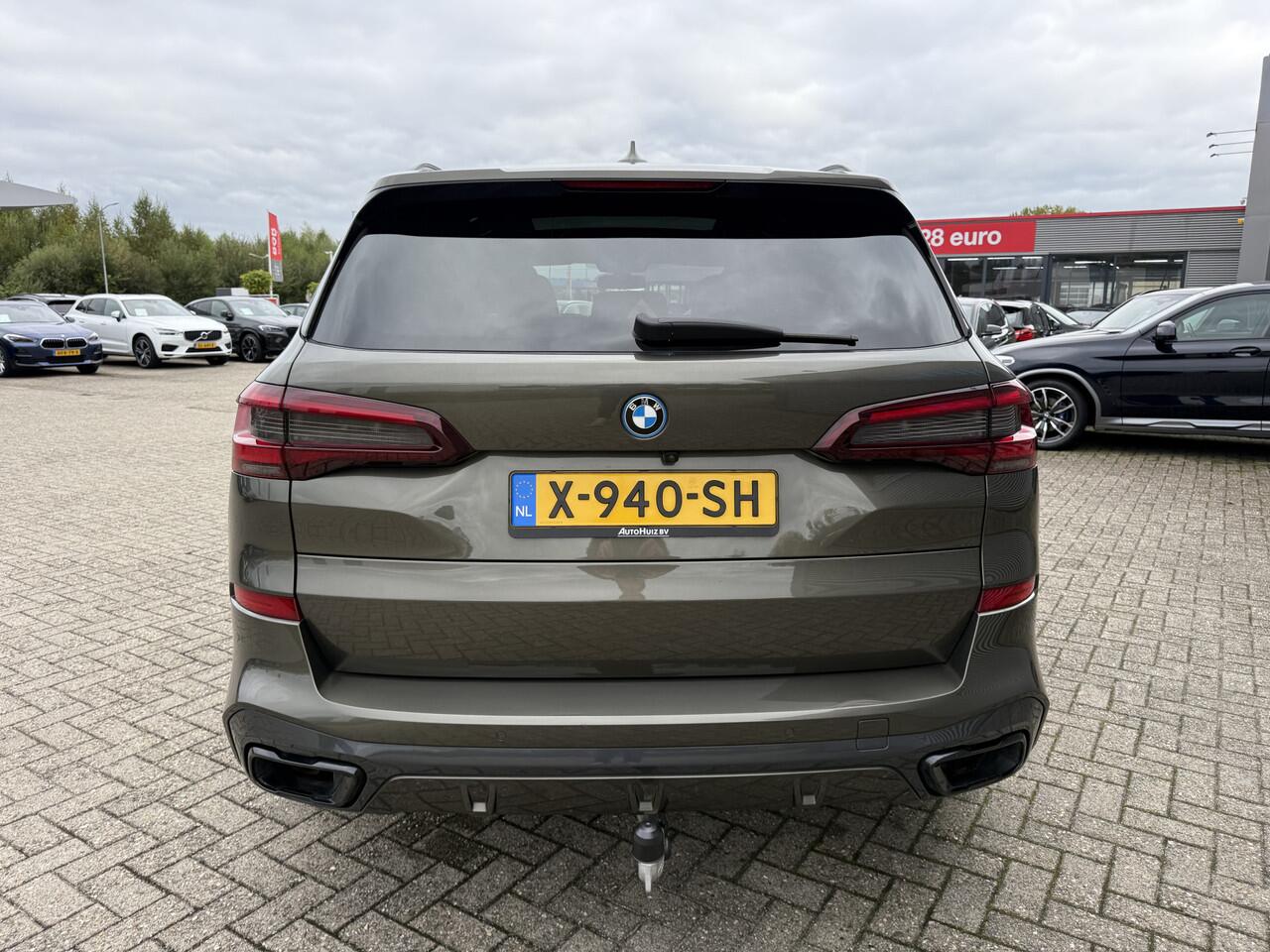 BMW X5 xDrive45e High Executive M Sport Laser Licht Trekhaak Panoramadak Comfortzetels 22 Inch 4WD Besturing ACC Head-Up Display Keyless Entry Stuurwielverwarming