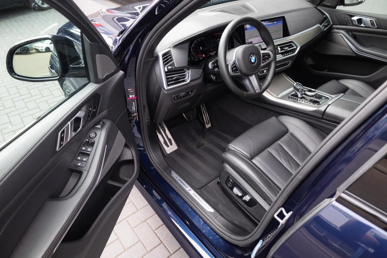 BMW X5 xDrive40i 340 pk High Executive M-Sportpakket / Pano-Dak/ H&K-Sound/ Comfort-Stoelen/ Stoel.Verw/ 360-Camera/ Led-Koplamp/ Trekhaak/ 22'' LMV